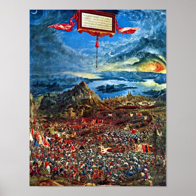 Poster Bataille D'Issus Par Albrecht Altdorfer (Devant)