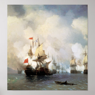 Poster Bataille du détroit de Chios