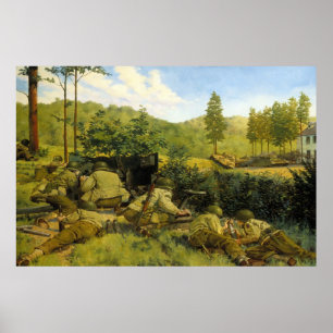 Poster Bataille du Mortain par Keith Rocco Imprimer