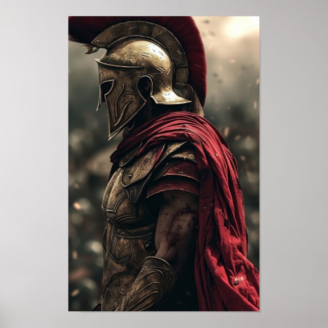 Poster Bataille épique de l'affiche 300 spartiates (Devant)