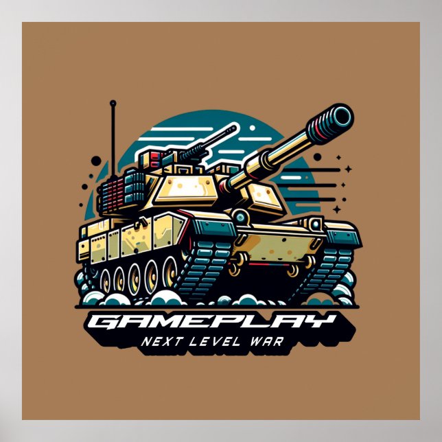 Poster Batailles blindées : Jeux de niveau supérieur (Devant)