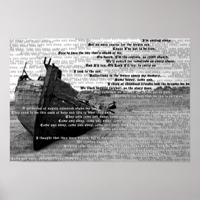 Poster Bateau (Devant)