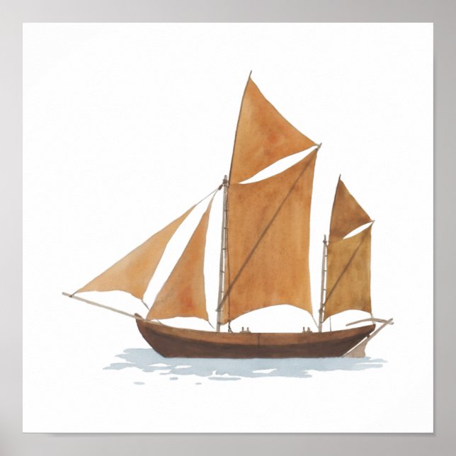 Poster Bateau (Devant)