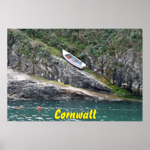 Poster Bateau à Cornwall