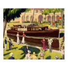 Bateau à moteur Vintage Antique Nautique