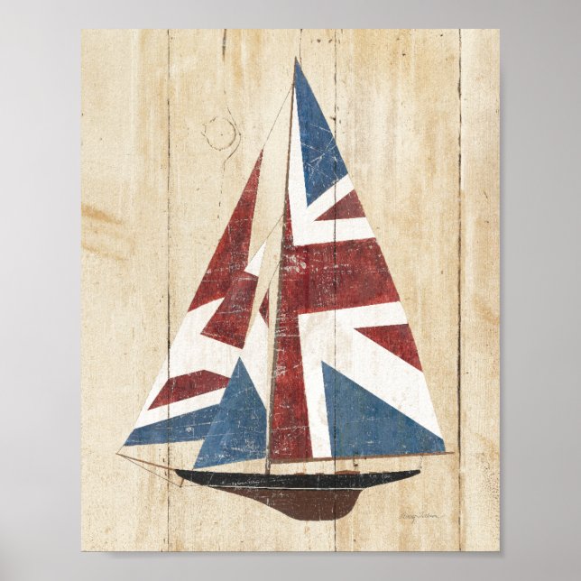 Poster Bateau à pavillon britannique (Devant)