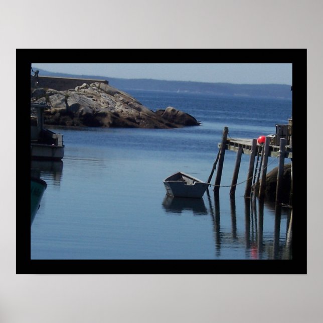 Poster Bateau à Peggy's Cove, Nouvelle-Écosse CA (Devant)