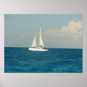 Poster Bateau à voile
