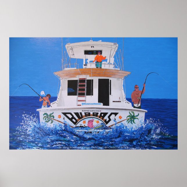 Poster Bateau Bubbas (Devant)