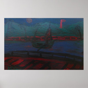 Poster bateau de baie
