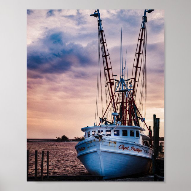 Poster Bateau de crevette du capitaine Phillips (Devant)