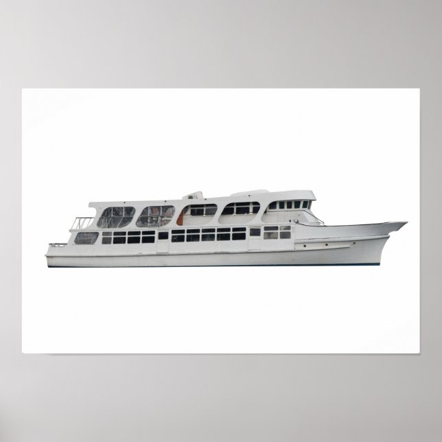Poster Bateau de croisière (Devant)