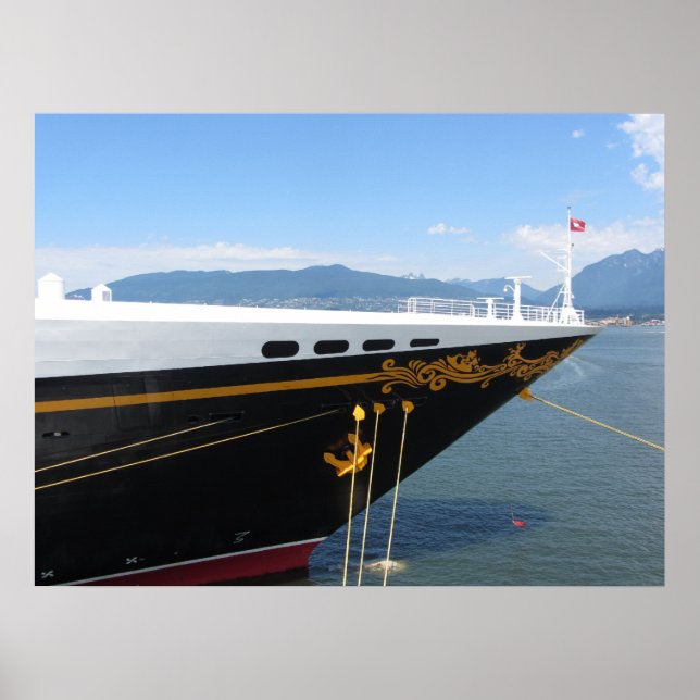 Poster Bateau de croisière (Devant)