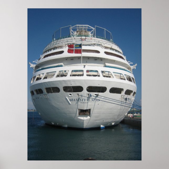 Poster Bateau de croisière (Devant)