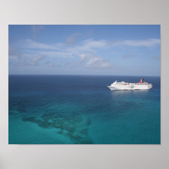 Poster Bateau de croisière (Devant)