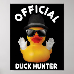 Poster Bateau de croisière Cool Duck drôle canard en caou