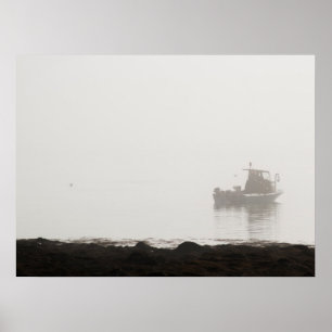 Poster Bateau de homard, Maine