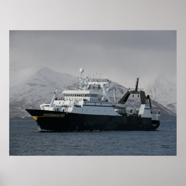 Poster Bateau de pêche Starbound, processeur de capture (Devant)