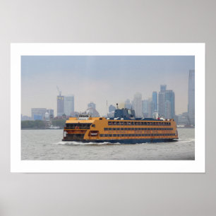 Poster Bateau de Staten Island