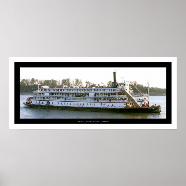 Poster Bateau Delta Queen (Devant)