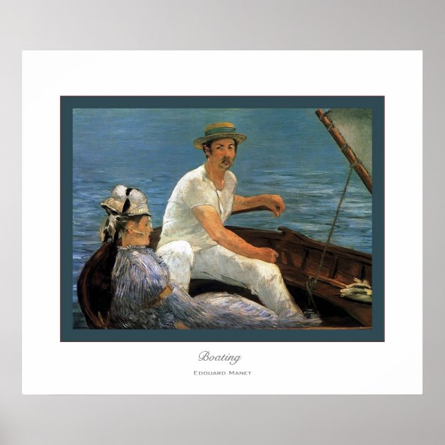 Poster Bateau ~ Edouard Manet (Devant)