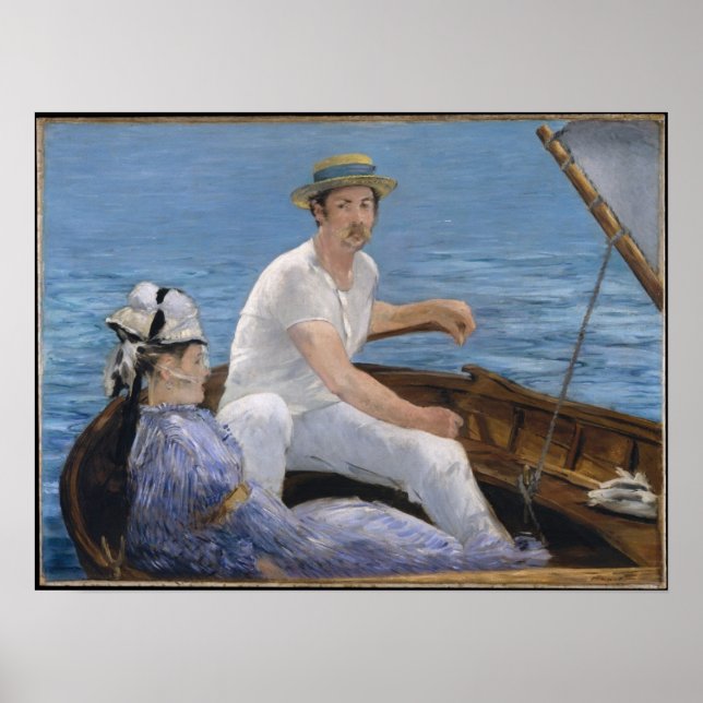 Poster Bateau - Edouard Manet (Devant)