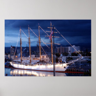 Poster Bateau grand Esmeralda