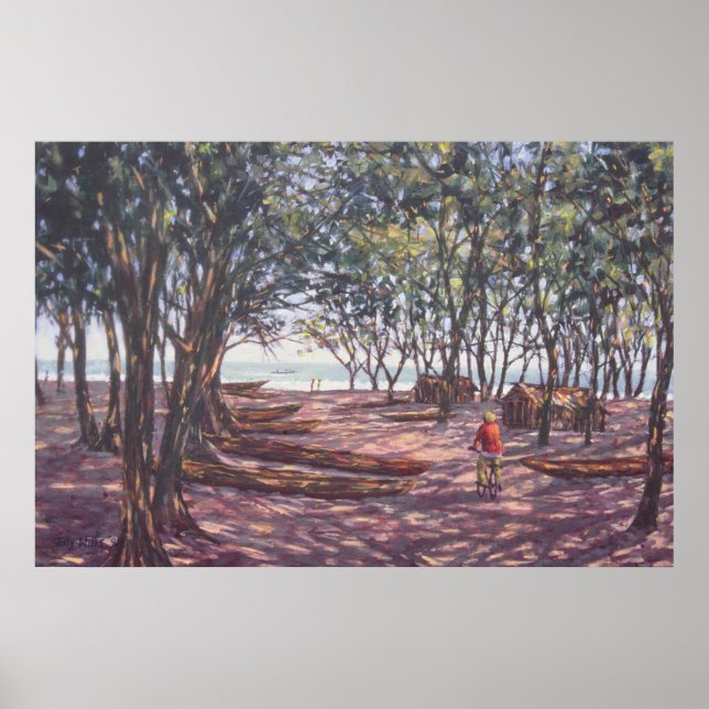 Poster Bateau Yard Kafountine 1998 (Devant)