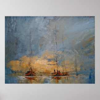 Poster Bateaux