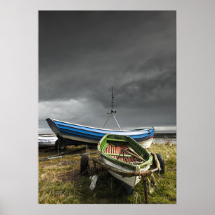 Poster Bateaux À Foule Sur La Rive Angleterre