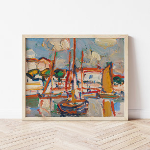 Poster Bateaux à Port   Samuel John Peploe