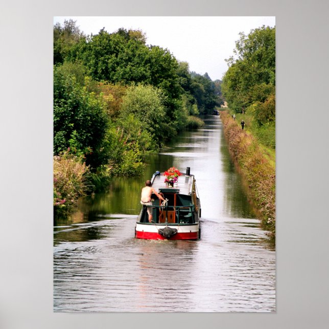 POSTER BATEAUX DE CANAL (Devant)