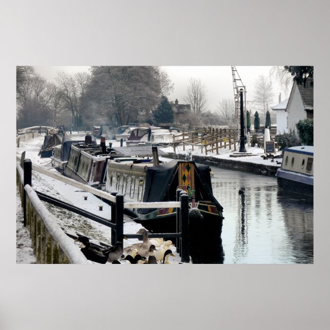 POSTER BATEAUX DE CANAL (Devant)