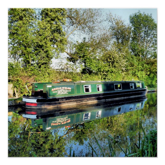 POSTER BATEAUX DE CANAL (Devant)