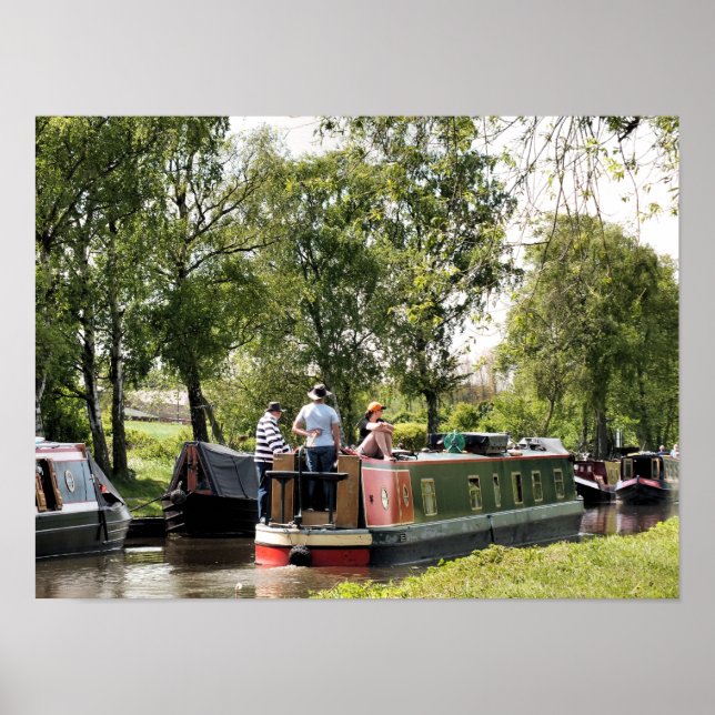POSTER BATEAUX DE CANAL (Devant)
