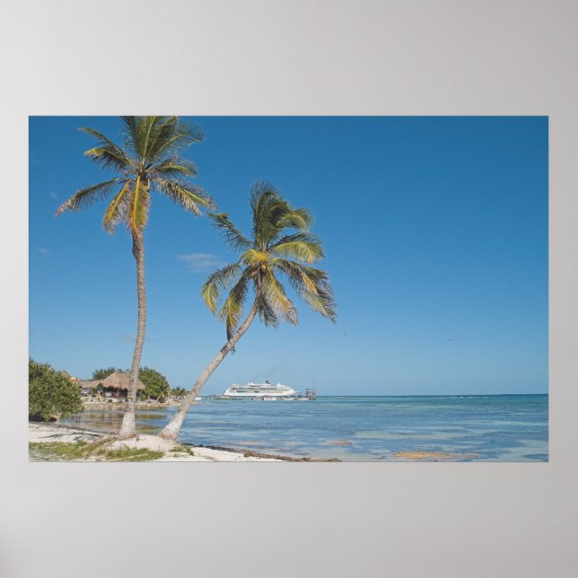 Poster Bateaux de croisière à Costa Maya (Devant)