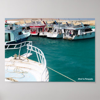 Poster Bateaux de la mer Rouge