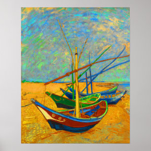 Poster Bateaux de pêche à Sainte-Marie