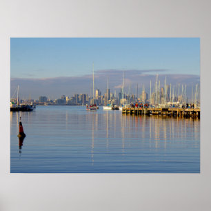 Poster Bateaux sur le port
