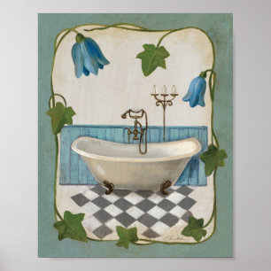 Poster Bath de fleur de Bell
