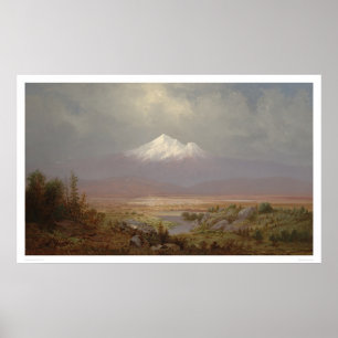 Poster Bâti Shasta et lac Shastina (1151)