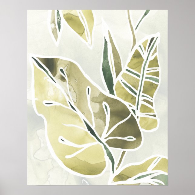 Poster Batik Feuille (Devant)
