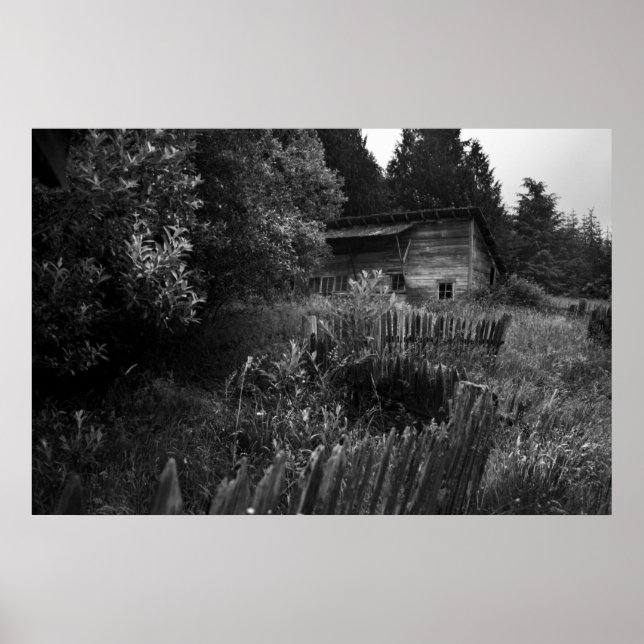 Poster Bâtiment abandonné (Devant)
