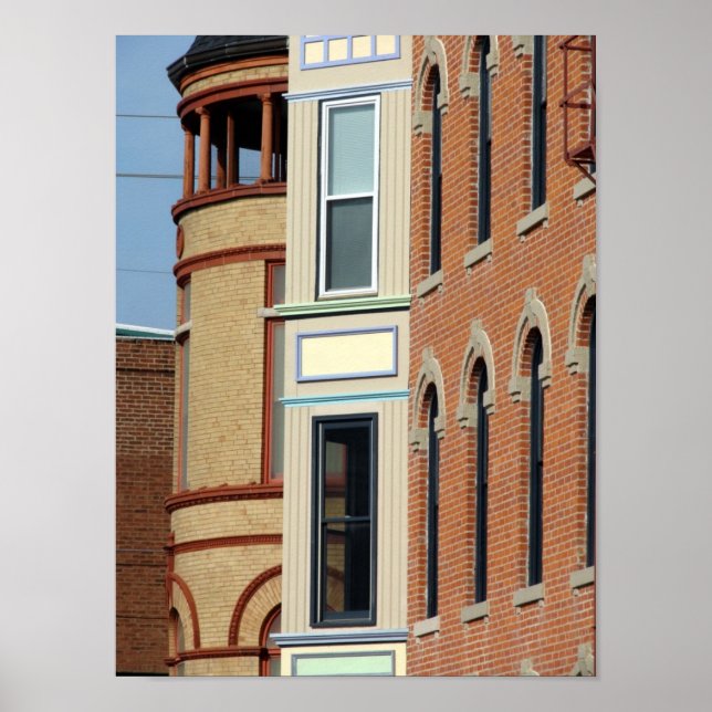 Poster Bâtiment avant (Devant)