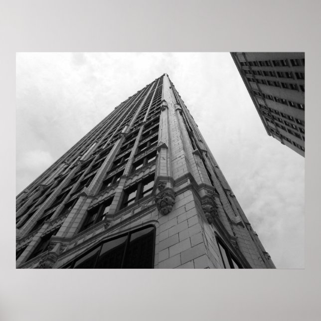 Poster Bâtiment Cadillac (Devant)