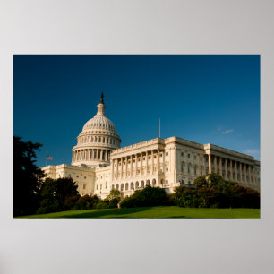 Poster Bâtiment de capitol des USA