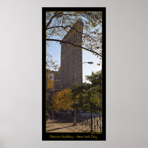 Poster Bâtiment de Flatiron - New York City