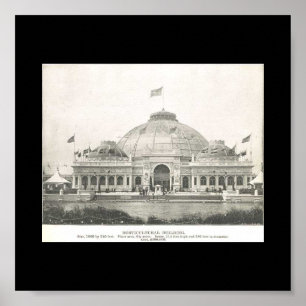 Poster Bâtiment de l'horticulture équitable dans le monde