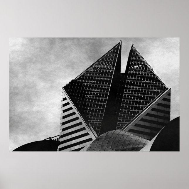 Poster Bâtiment des communications de grain (Devant)