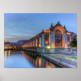 Poster Batiment des Forces-Motrices, Genève, Suisse